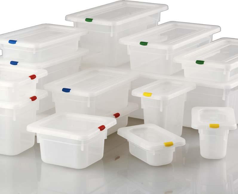 Polipropilen Gastronorm Saklama Kapları 22 Polypropylene Gastronorm Food Containers GN