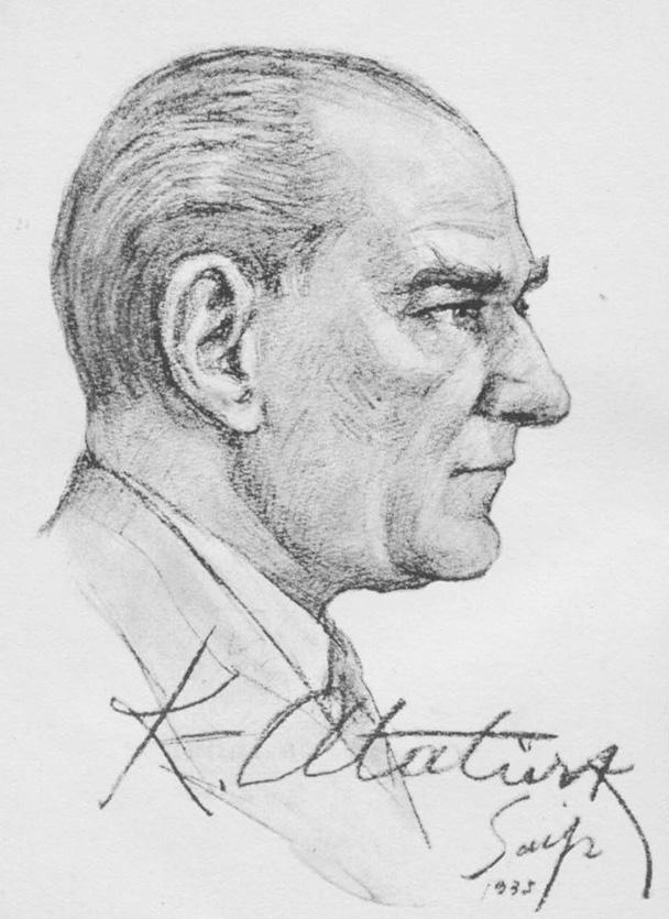 Atatürk" imzası, Çerçiyan'ın yazdığı "Kemal Atatürk" kartvizitinden elde edilmiş "K. Atatürk" imzasından ibaretmiş.