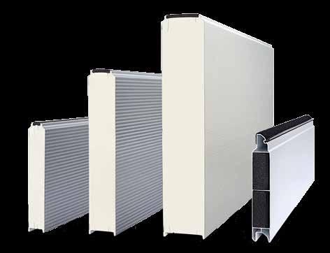 Çelik sandviç panel, 67 mm, ısı bariyerli Daha yüksek ısı yalıtımı istenen durumlarda, 0,64 W/ (m² K)'ye varan yalıtım değeri sunan 67 mm. kalınlığındaki paneller önerilir.