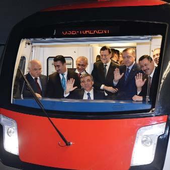 Haber 11 Sincan Metrosu, Cumhurbaşkanı Gül, Başbakan Erdoğan, TBMM Başkanı Çiçek, İspanya Başbakanı Rajoy ve Büyükşehir Belediye Başkanı Gökçek in katılımıyla düzenlenen törenle Şubat ayında hizmete