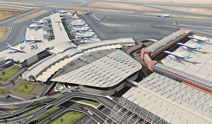 28 PROTA MÜHENDİSLİK Kahire Havalimanı Yeni Terminal Binası Mısır ın en yoğun hava trafiğine sahip havalimanı olan Kahire Havalimanı şehir merkezinden 15 km uzaklıkta olup, 37 km² lik alana