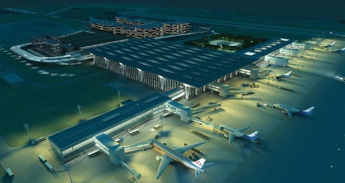 000 m² lik Terminal Binası B Blok yapısının bütün optimizasyon ve mühendislik tasarım hizmetlerini üstlenmiştir. St. Petersburg Pulkovo Havalimanı Prota, Rusya nın St.