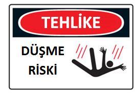 Görev için gerekli ekipman ve/veya kişisel koruyucu donanımın tedarik edilmemiş olması, Daha güvenli bir çalışma yöntemi varken uygun olmayan çalışmada ısrar edilmesi.