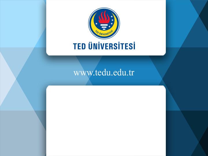 Dr. Öğretim Üyesi Çağla ÖNEREN ŞENDİL cagla.sendil@tedu.edu.tr Adres.