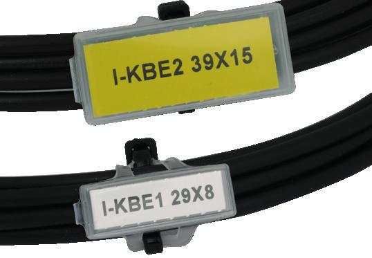 KABLO MARKALAMA Kablo Markalama Serisi: I-KBE Kablo bağı ile bağlanan kılıfların içerisine yerleştirilmek üzere