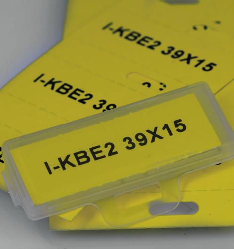 I-KBE2 39x15 Y/W 1 39x15 Sarı / Beyaz 39 1000 1. Yırtma çizgileri yardımıyla etiketi koparın. 2.