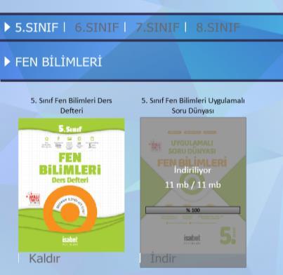 Kitap uygulaması indirildikten sonra kullanımı için internete gerek yoktur.