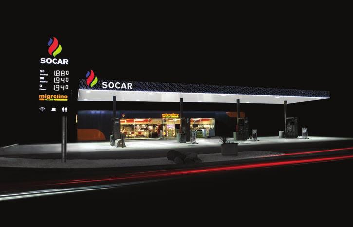 53 SOCAR Türkiye nin entegrasyon vizyonunun son halkası olarak kurulan SOCAR Dağıtım, kısa zamanda yüksek pazar paylarına ulaşmayı hedeflemektedir.