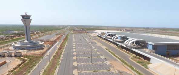 Dakar Blaise-Diagne Uluslararası Havalimanı, Senegal Blaise Diagne Uluslararası Havalimanı (AIBD), Batı Afrika da Senegal in başkenti olan Dakar ın 45 kilometre güney doğusunda bulunmaktadır. 42.