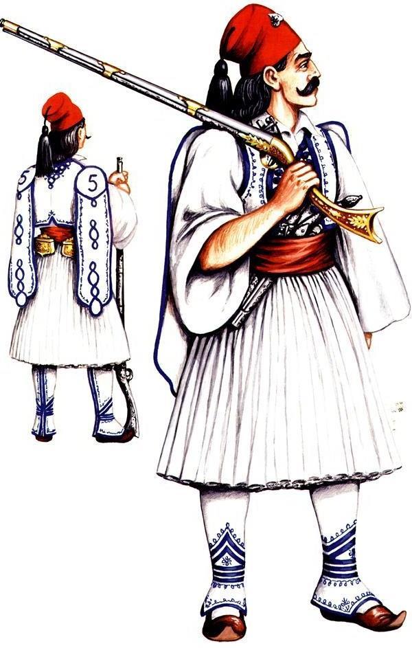 Demetrius Chalcocondyles (1423-1511) Yunanistan'da 15 ve 16. yüzyılda kullanılan ilk fesler. 1830'larda fesli Yunan askerleri Aslına bakılacak olursa II.