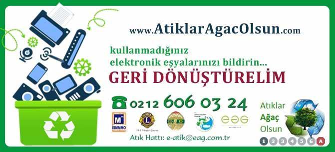 SOSYAL SORUMLULUK Elektronik atıklar ağaca dönüştürülüyor Ağaca Dönüşen Elektronik Atıklar Projesi ile elektronik atıklarınız ağaca dönüşüyor.