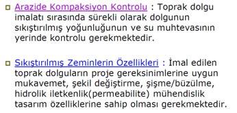 Kompaksiyon Kontrol Deneyleri max w opt Kompaksiyon Şartnamesi,arazi =? w arazi =? Karşılaştır!