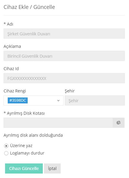 3. Kayıtsız Cihazlar sekmesi altında yönlendirdiğiniz cihaz görünecektir. Not: cihazın Kayıtsız Cihazlar sekmesi altında görüntülenmesi yönlendirme işleminden sonra 1 ila 5 dakika arası sürmektedir.