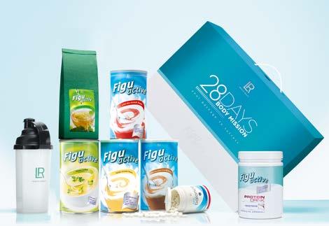 % 17 FIGUACTIVE 28 Günlük BODY MISSION Flexi Set Shake ve Çorbalardan damak tadınıza göre 5 ürünün seçimini yapın: Latte Macchiato Aromalı Shake Vanilya Aromalı Shake Çilek Muz Aromalı Shake Patates