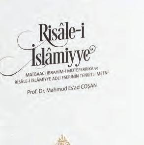 Risâle-i İslâmiyye Prof. Dr. M.