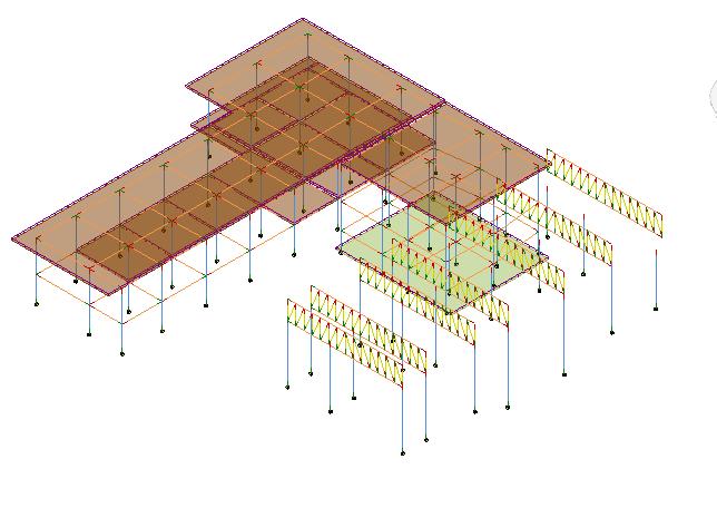 YAPISAL Yapıda 40*60 cm dikdörtgen,r=50 cm dairesel kolon, 30*210 cm