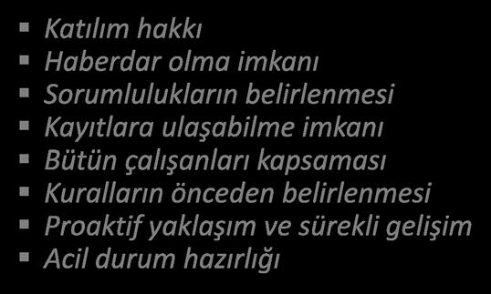 RİSK DEĞERLENDİRMESİNİN FAYDALARI 1 Devlet Açısından 2 Tarafların katılımı ile devlet yükünün azalması Denetim kolaylığı