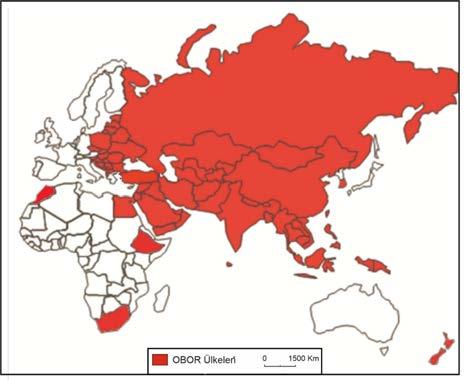 70 SOSYAL, BEŞERİ VE İDARİ BİLİMLERDE AKADEMİK ARAŞTIRMALAR - VI Türkiye 2015 yılında OBOR Girişimi nin başlıca finansal kurumu AIIB (Asia Investing and Insfracture Bank - Asya Yatırım ve Altyapı