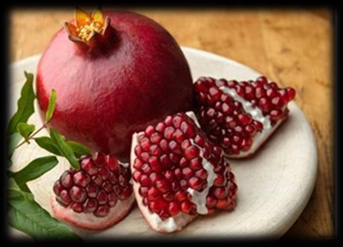 NAR (Punica granatum, Pomegranate) Nar yaprak, meyve, kabuk ve kök gibi pek çok kısmı