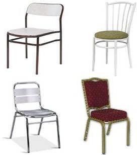 Sandalye ÇeĢitleri Metal Sandalyeler iskelet, oturak ve arkalık olmak üzere üç bölümden meydana gelir.