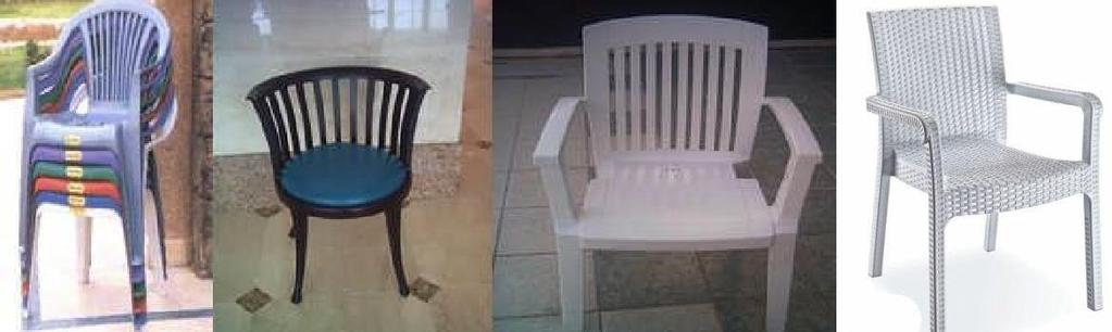 Plastik Dayanıklı plastik malzemeden yapılmış sandalyedir. Çok değişik şekil ve renkleri mevcuttur. Kenarları kollu, koltuk şeklinde olanları da vardır.