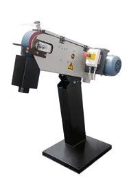 sahiptir Çabuk ayarlanabilir zımpara açısı Titreşimsiz çalışma Yüksek bant hızı Geniş zımpara yüzeyi alanı Çift hızlı motor BG 150 The belt grinder features high efficiency and precision,