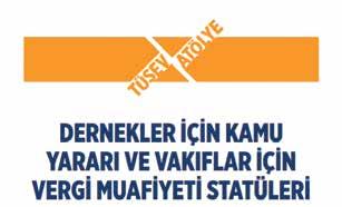 TÜSEV Faaliyet Raporu 2017 40 TÜSEV Atölye TÜSEV in Türkiye de sivil toplum alanına yönelik olarak geliştirdiği projeler, yaptığı araştırmalar ve çalışmalar sonucunda elde ettiği bilgi birikimini