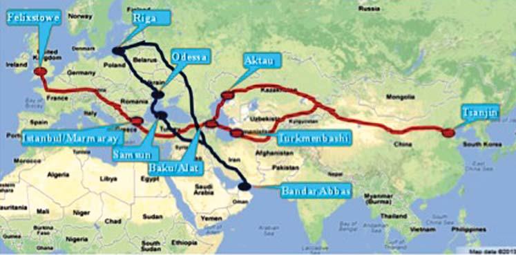 Nitekim Türkiye, Avrupa ile Asya ve Avrupa ile Orta-Doğu ulaşım/taşımacılık/ticaret hatları üzerinde önemli ve güçlü bir lojistik merkezidir.