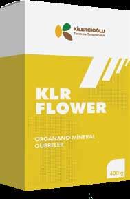 KLR FLOWER ORGANANOMİNERAL GÜBRELER 400 g GARANTİ EDİLEN İÇERİK % W/W Organik Madde Toplam Azot (N) Organik Azot Üre Azotu (NH 2 -N) Suda Çözünür Bor (B) Suda Çözünür Çinko (Zn) ph Aralığı 20 8 0,5