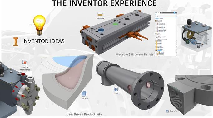 Inventor 2018 Deneyimleri Inventor 2018, Inventor müşteri fikirleri, isteklerine, geribildirimlerine odaklanmaya ve Inventor'da keyifli bir deneyim sunmaya devam ediyor.
