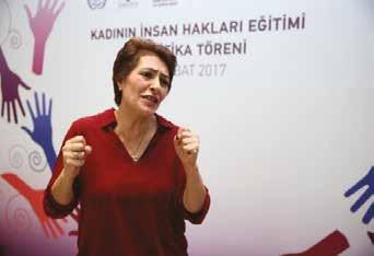 Kadınların hayatlarına dokunmak Politika düzeyindeki katkılarına ek olarak, Kadınlar için Daha Çok ve Daha İyi İşler: Türkiye de İnsana Yakışır İş