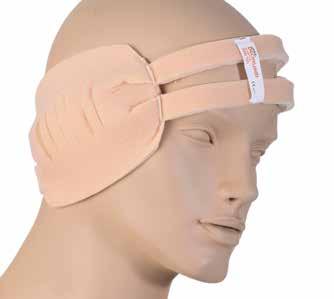 Yoğun Bakım Ürünleri DECKELMED Kulak Destek Bantları Kullanışlıdır Ameliyat sonrası darbeye karşı koruyan üç boyutlu formdadır Hava ve ses geçişine izin veren tasarımı vardır.