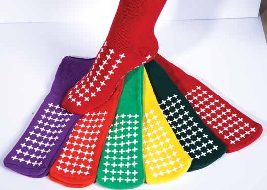 Yoğun Bakım Ürünleri Kayma Önleme Çorabı Düşme riski olan hastalar icin tasarlanmıştır. Yumuşak havlu dokuya sahiptir.