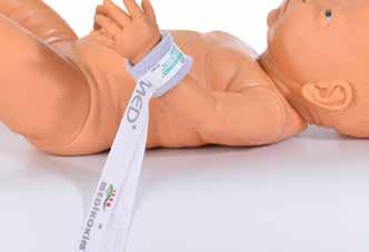 Yeni Doğan Ürünleri BİNDERMED Bebek El / Ayak Sabitleme Bandı Kullanımı kolay ve pratiktir. Hem el hem de ayak bileğinde kullanılabilir.