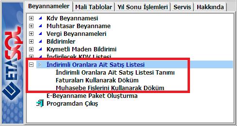 ilgili yüklenilen kdv farkı), 406 (Yıl içindeki mahsuben iade), 439 (Cari yıldan sonra talep edilen iade) kodlu işlemlere tabi olan firmalar tarafından kullanılmaktadır.