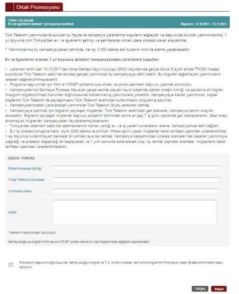 Yatırımcı bu sayfada cep telefonu ve e-posta adresini zorunlu olarak bildirmelidir. Bunun yanında isterse başka bir irtibat numarası ve posta adresi de girebilir.