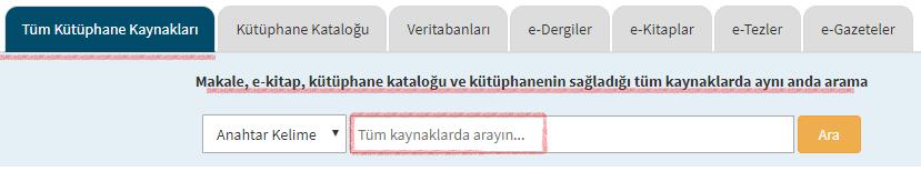 Elektronik Yayınlar ve Erişim Yolları Çanakkale Onsekiz Mart Üniversitesi bünyesindeki araştırmacılar kütüphanemizin üye olduğu veritabanları sayesinde bilimsel dergilere, kitaplara ve tezlere