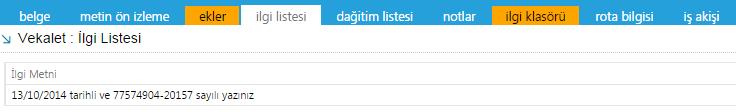 Hazırlanan belge birden fazla dağıtıma sahip ise, dağıtım listesi sekmesinde her kurum adına oluşturulan PDF lerin dağıtım listeli ve dağıtım listesi olmayan hallerini görüntülenebilir.