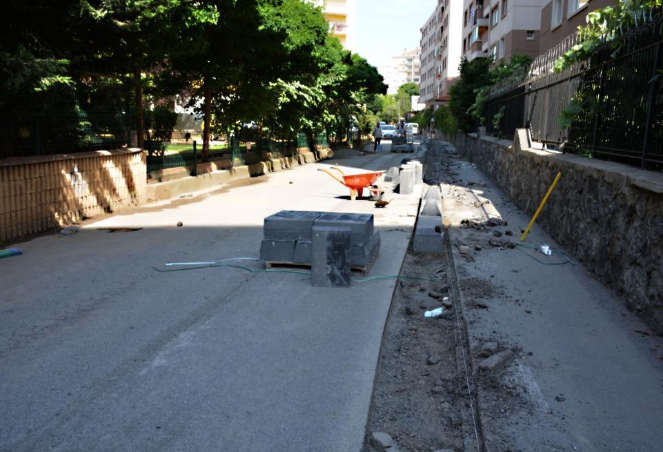B.1.1. Faaliyetler: Süreç 1: Asfalt Yol Yapımı Belediyemiz sınırlarındaki cadde ve sokaklarda bozulan yollarda asfalt yaması yapılması gerektiğinden ASFALT YAMASI YAPILMASI işi ihale edilmiş, ihaleyi