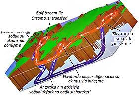 ekvatoral kuşakta esen Alize rüzgârları ile başlatır. Dünya nın ekseni etrafında dönmesinden dolayı Kuzey yarımkürede sağa, Güney yarımkürede sola saparak devam ederler ve halkalar oluştururlar.