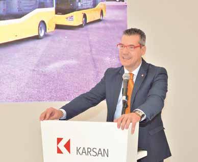 Fuarın ilk gününde Karsan standında gerçekleştirilen basın toplantısında konuşan Karsan Europe Genel Müdürü David Siviero, global bir oyuncu olma yolunda önemli adımlardan