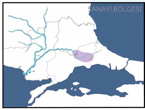 Sanayi Bölgesi Bölge, Silivri den başlayıp kıyı hattı boyunca devam ederek Tekirdağ da sonlanmakta, kuzeyde ise Çorlu, Çerkezköy ve Muratlı yı kapsamaktadır.