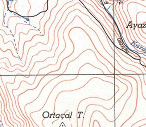 A B Ölçek=1/5000 HA=70 HB=109 AB harita =10cm AB Arazi =AB harita *ölçek katsayısı AB Arazi =AB harita *ölçek katsayısı=0.