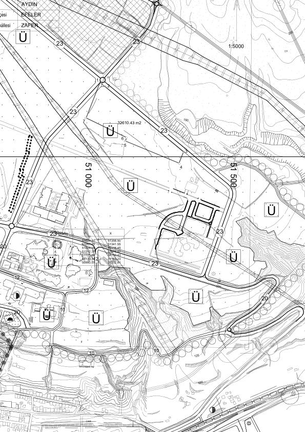 Mülkiyet yapısı: Planlama alanı mevcut durumda Adnan Menderes Üniversitesi mülkiyetinde olup 32610.43 m2 dir. 1.