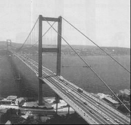 Türkiye de inşa edilen ilk çelik köprü 1974 de tamamlanan