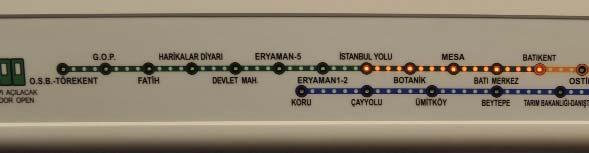 Erdoğan, daha sonra yeni metro hatlarına ilişkin basın mensuplarına bilgiler verdi.