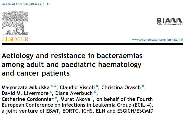 Kanser hastalarında bakteremi (49 makale analiz edilmiş; 2005-2011)