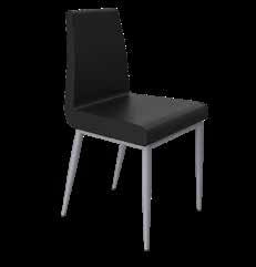 Oturak ve sırt kısmında sandalye oturumuna ve sırtına uygun plastik kapak kullanılmaktadır. Oturum ve sırt 3 cm lik 32 DNS/m 3 sünger malzemedir. Kumaş veya suni deri kullanılmaktadır.