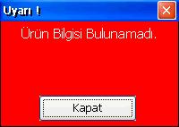 b) Ürün Dosyasında Sayım İşlemi (Sayım Modu) Bu yöntem veritabanına aktarılan ürün dosyası üzerinde sayım işleminin yapılması yöntemidir.