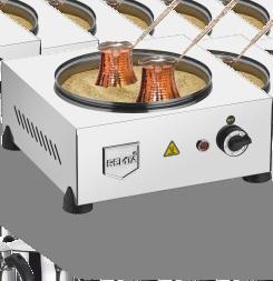 KAHVE MAKİNELERİ COFFEE MACHINES KF02 KF01 Paslanmaz çel k kasa. Otomat k termostat. Özel kumu le ver ml ısıtma sağlar.